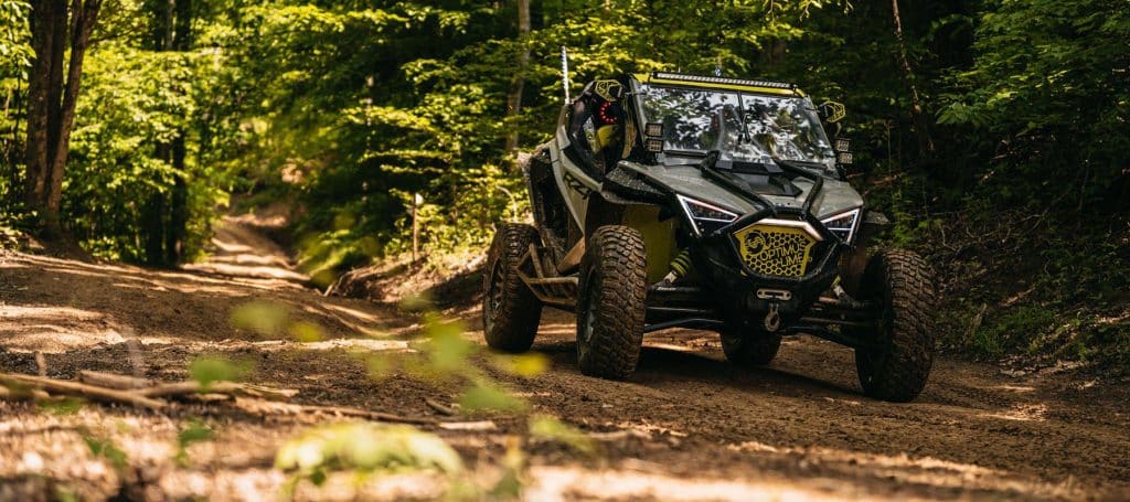 off road razor vehicle drives mandarina guests through jungle