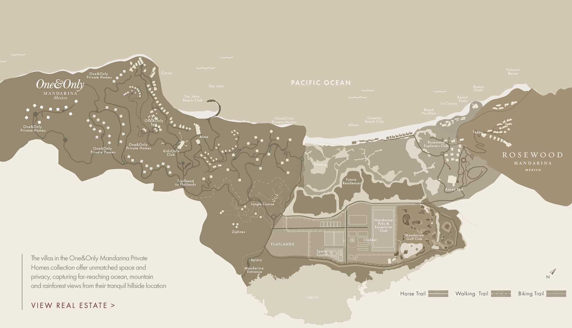 Map of Mandarina, Mexico