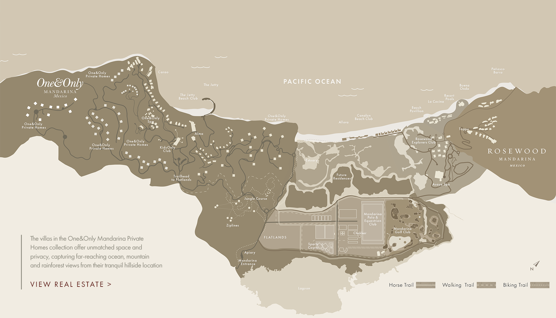 Map of Mandarina, Mexico